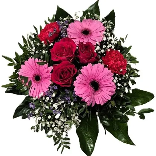 Strauß Blütenliebe rosa-lila